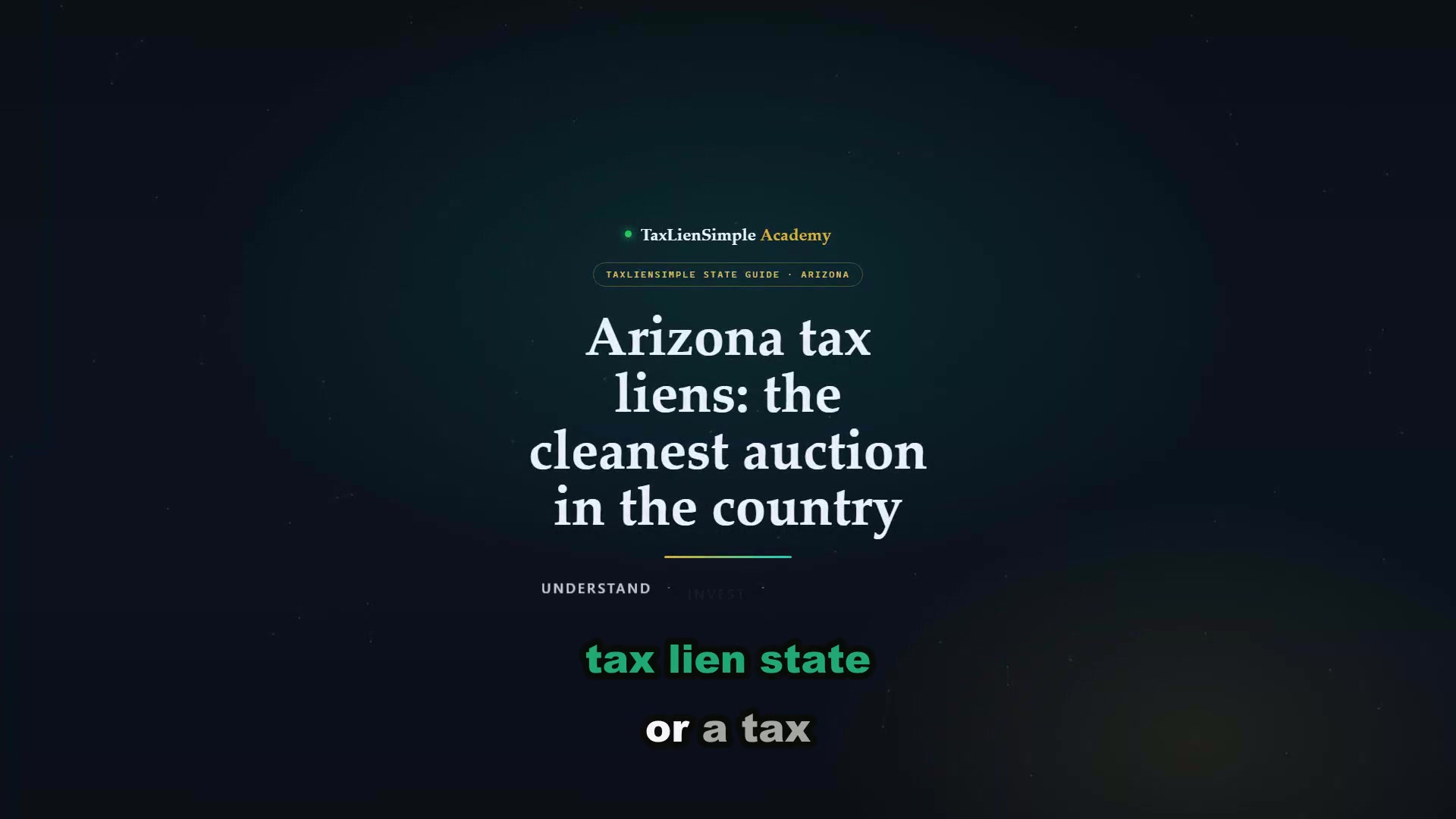 State Guides: Wave 1, lesson 05: Arizona tax sale guide