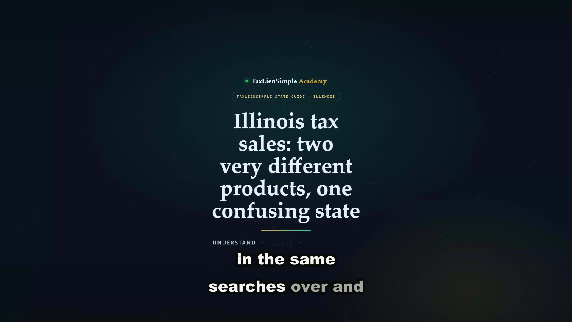 State Guides: Wave 1, lesson 03: Illinois tax sale guide